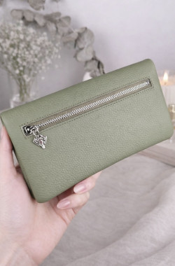 Atlas Telefon Bölmeli Cüzdan Kartlık - Haki