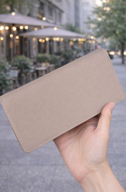 Draven Telefon Bölmeli Kadın Cüzdan - Vizon