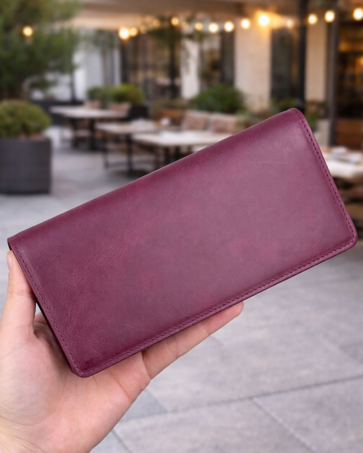 Draven Telefon Bölmeli Kadın Cüzdan - Mor