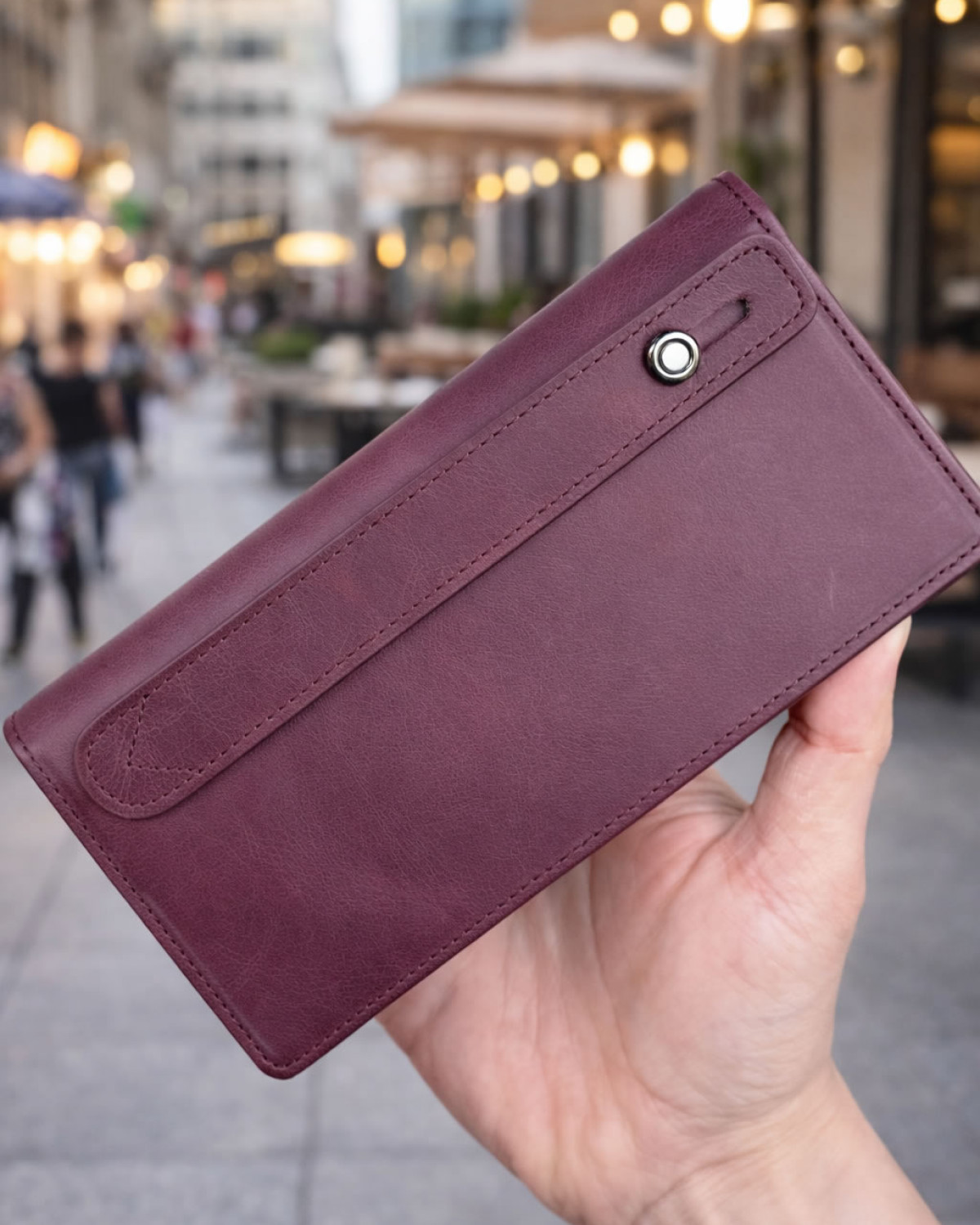 Draven Telefon Bölmeli Kadın Cüzdan - Mor