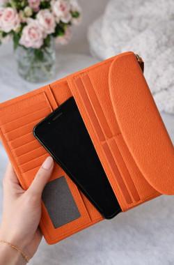 Rose Kadın Cüzdan - Turuncu