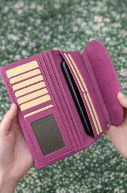 Rose Kadın Cüzdan - Koyu Pembe