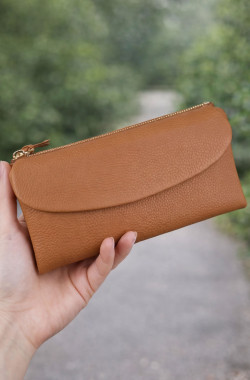 Rose Kadın Cüzdan - Taba