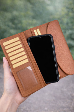 Rose Kadın Cüzdan - Taba