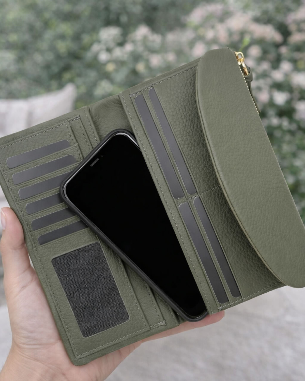 Rose Kadın Cüzdan - Haki