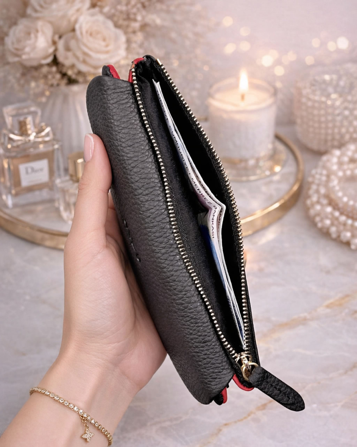 Rose Kadın Cüzdan - Çift Renk