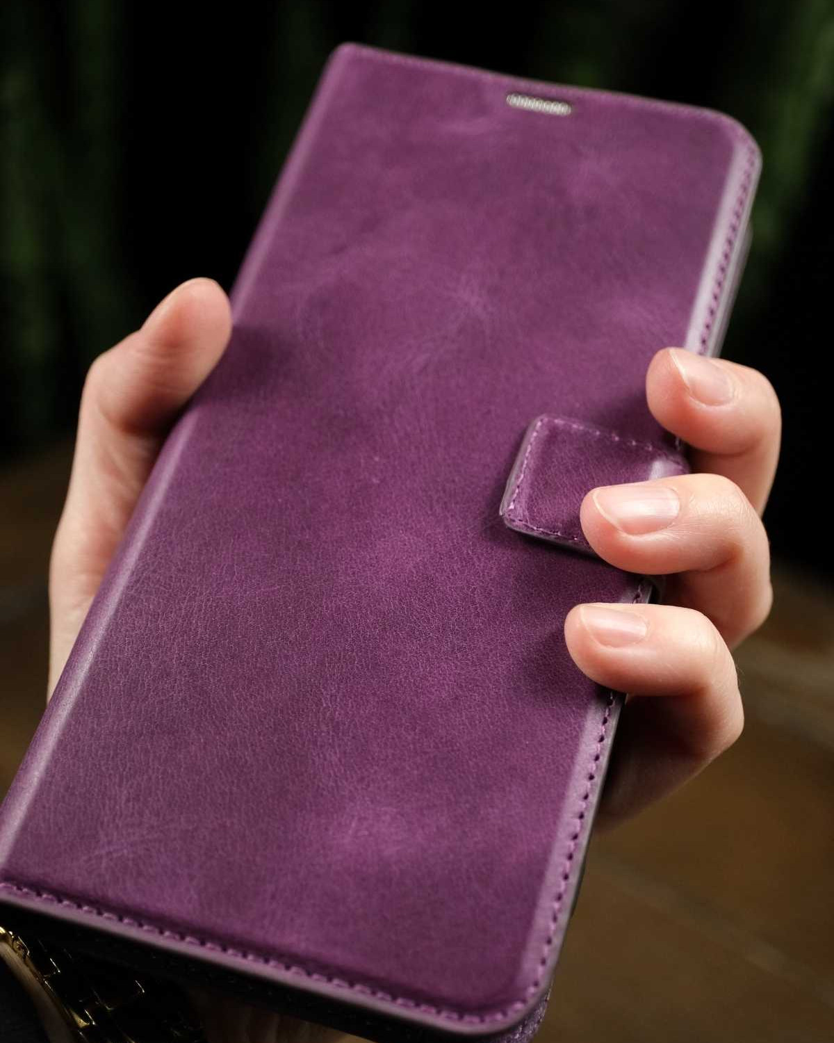 RUSYA - Kapaklı Hakiki Deri Lüks Telefon Kılıfı